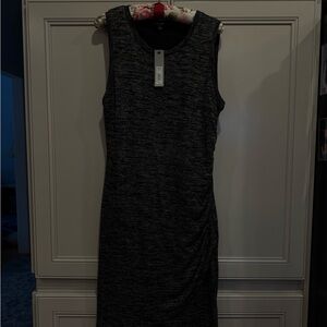 Kohl's Charcoal Sleeveless Midi Dress